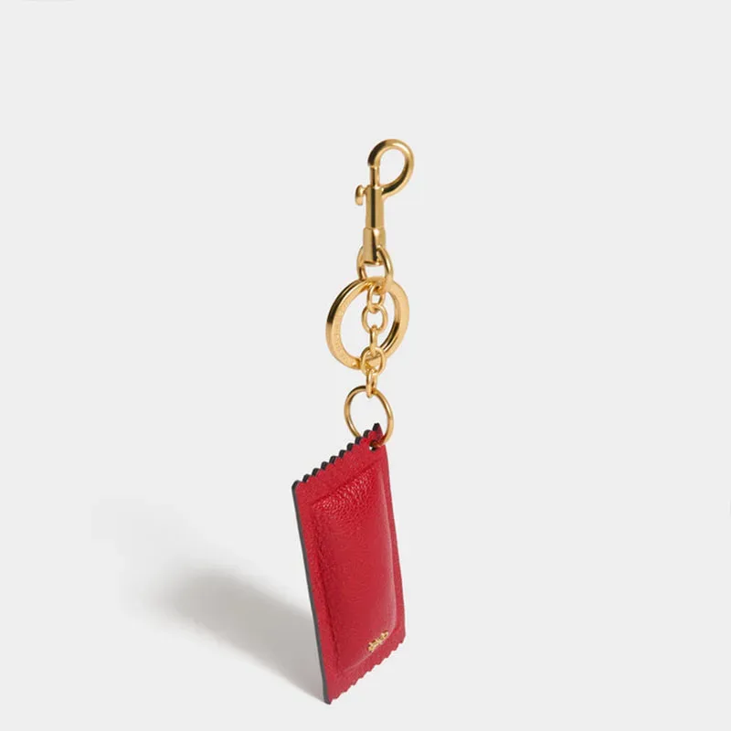 breloque de sac vintage en forme de sachet de ketchup tomate, pendentif alimentaire rétro en similicuir, porte-clés amusant pour sac à main, sac à dos, accessoire de sac.