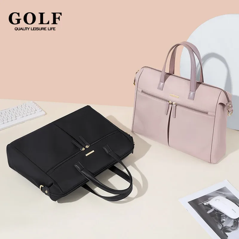 golf – sacs d'affaires pour femmes, porte-documents pour ordinateur portable de 15 pouces, sac à main de banlieue, sacs à bandoulière d'université décontractés pour femmes, tendance 2024