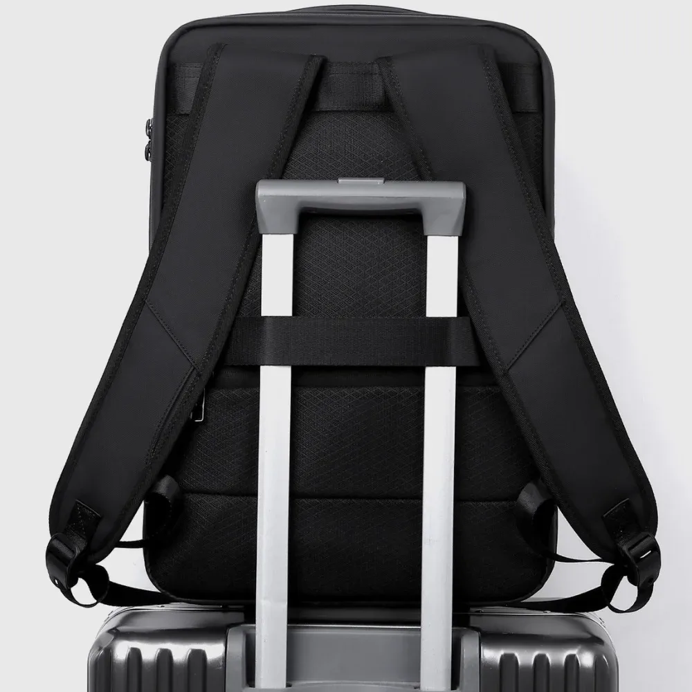 sac à dos étanche pour ordinateur portable 15.6 /17 pouces pour hommes, sac de jeu à coque rigide extensible, antivol tsa, chargeur usb, sacs de voyage d'affaires