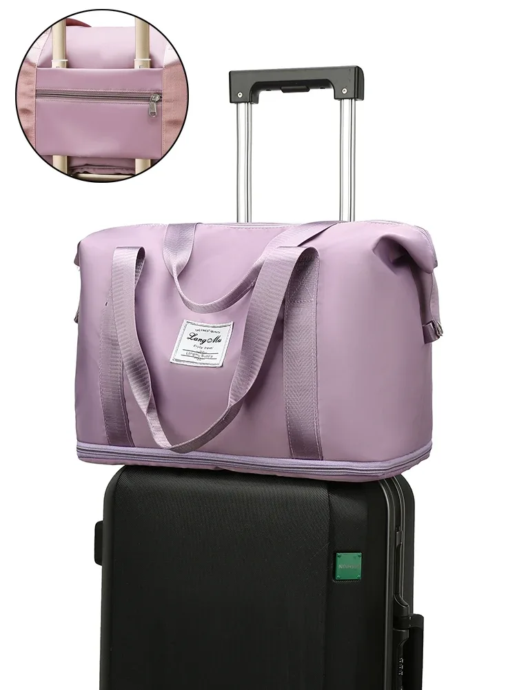 unixinu sac de voyage à main en nylon imperméable à l'eau sport sacs fourre-tout de sport pour femmes grande capacité de stockage bagages sac à main