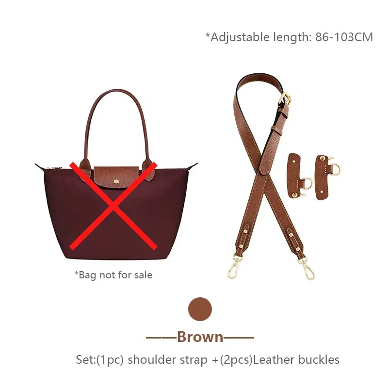 sangle de sac à bandoulière pour sac à bandoulière en cuir longchamp m, ceinture durable à porter en travers du corps, sans perçage, accessoires de remplacement