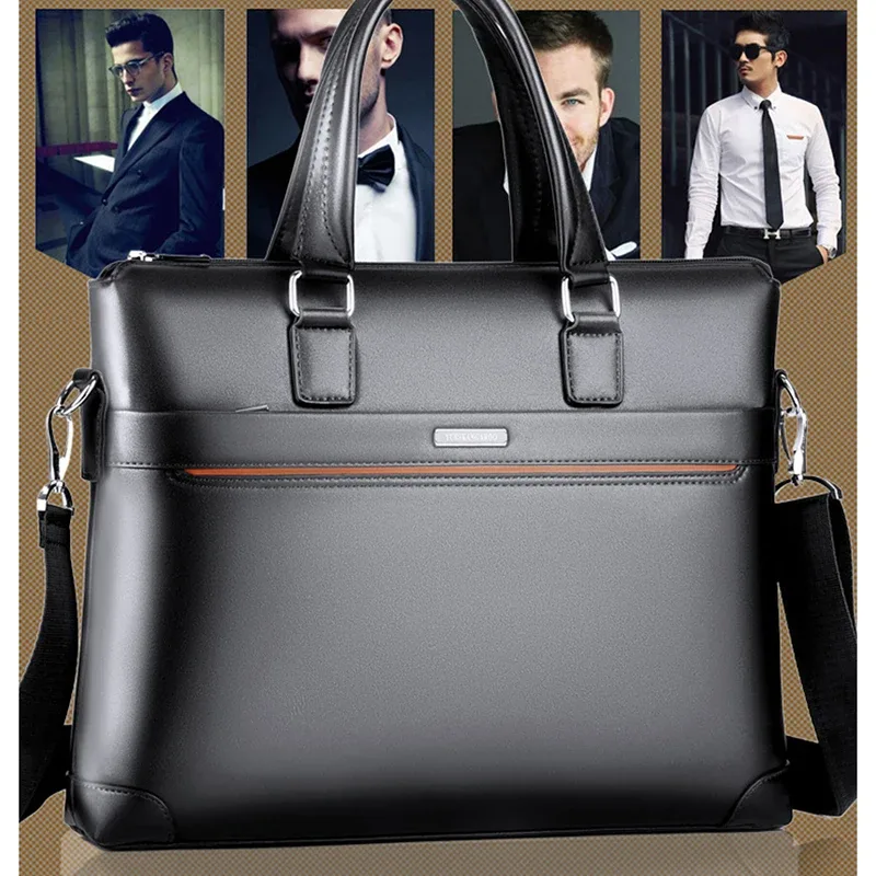 sac à main kangourou en cuir pu pour hommes, étuis à bombes, sac à bandoulière carré, sac à bandoulière, sac à main d'affaires, sac à main de créateur, sac à documents, initié, ordinateur portable, côté
