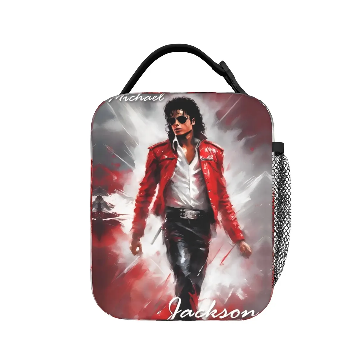 mj king of pop smooth criminal sac isotherme pour le déjeuner, sac isotherme, boîte à lunch, sac fourre-tout pour hommes et femmes, plage, extérieur
