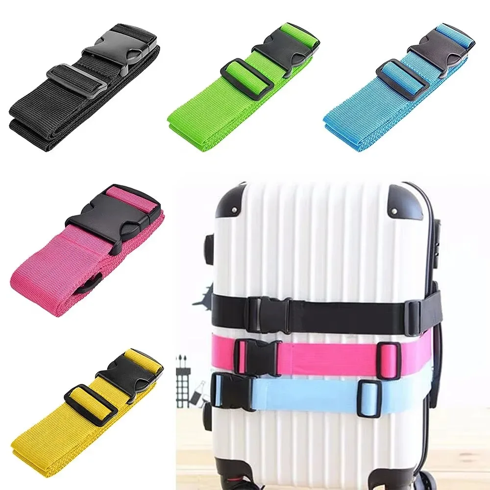 sangles de bagages réglables, accessoires de voyage, un mot, sangle à boucle, ceinture d'emballage, accessoires de valise de voyage
