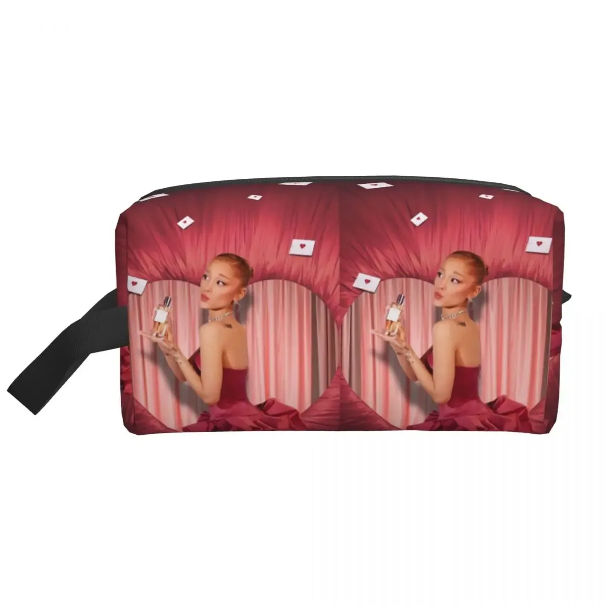 trousse de maquillage ariana grande, organiseur de cosmétiques, trousse de toilette, trousse de beauté pour femmes, trousse de voyage, trousse à crayons