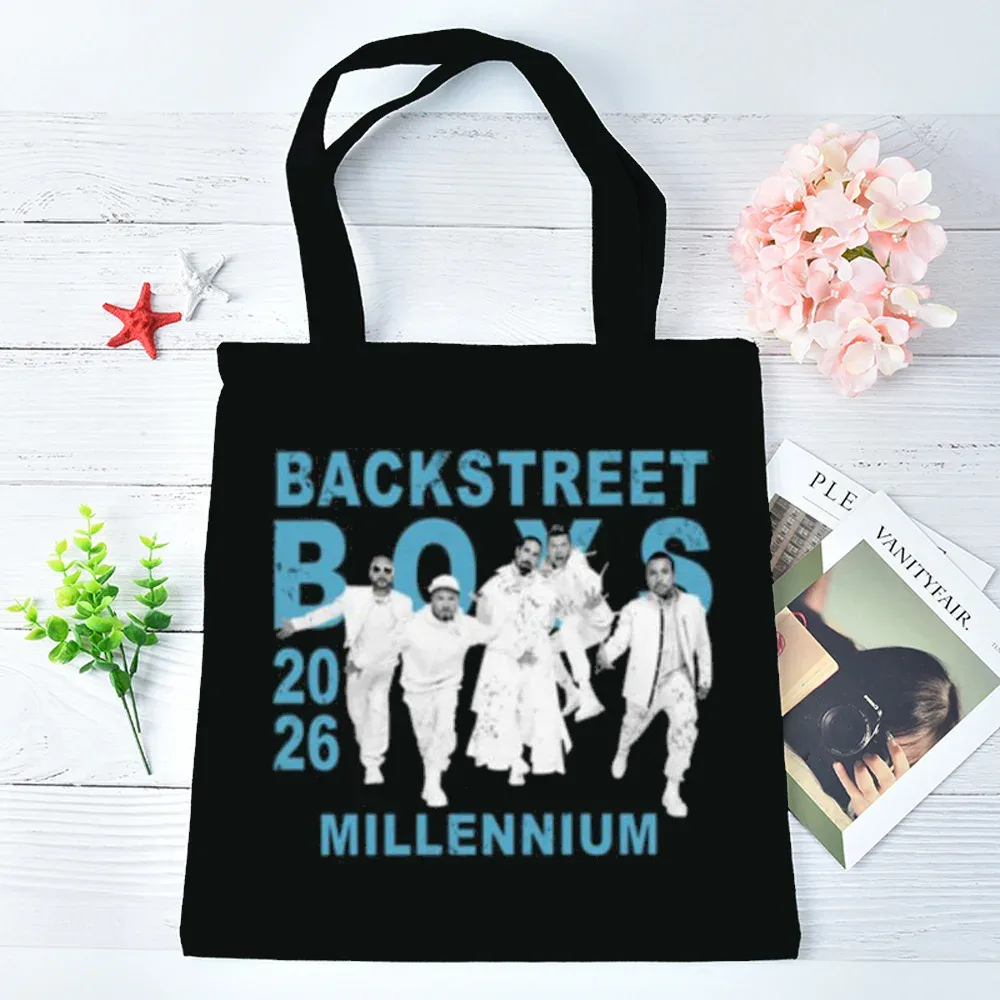 sac fourre-tout backstreet boys pliable réutilisable sac cabas totebag épaule femme
