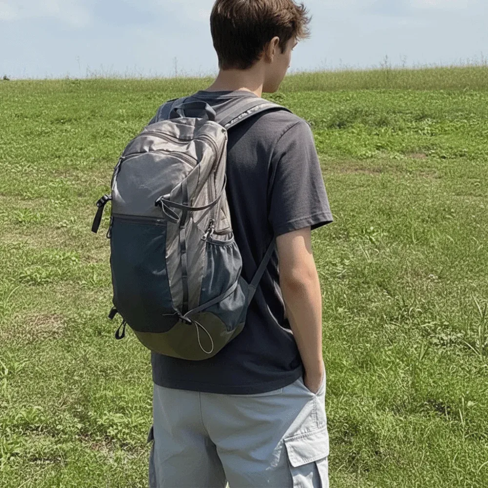 sac à dos de voyage ultra-léger portable, pliable, grande capacité, sac de montagne multifonctionnel, sac à dos de randonnée, tourisme en plein air
