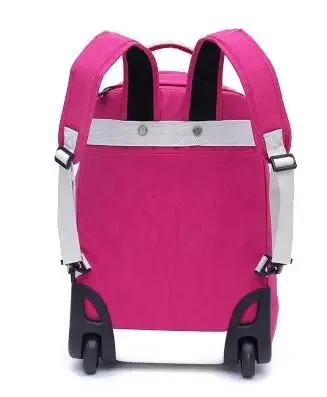 sacs à dos à roulettes pour ordinateur portable, sac à dos à roulettes de voyage étanche, grande capacité, sacs à roulettes pour hommes, bagages, sacs à main, 18 pouces