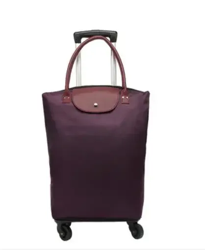 weishengda-sac à bagages à roulettes pour femme, sacoche de voyage à roulettes