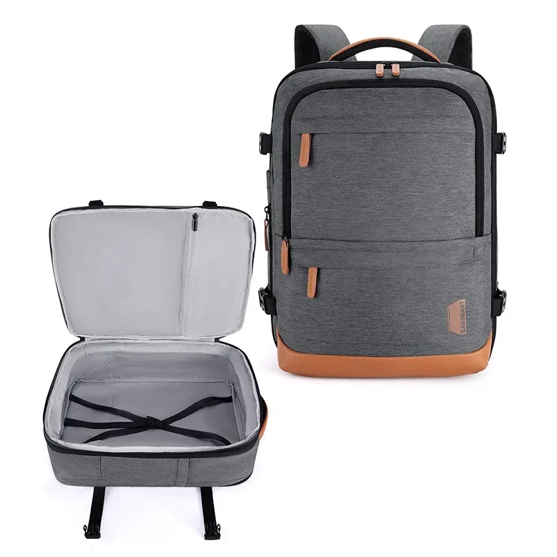 bagsmart-sac à dos de voyage extensible, sacoche pour ordinateur portable, étanche, multifonctionnel, pour l'école et les affaires, bagages, valises, 40l