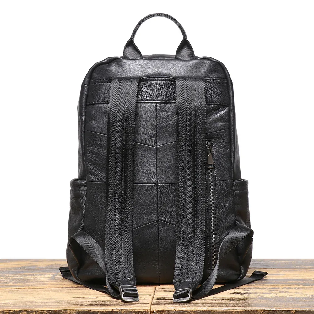 aetoo nouveau sac à bandoulière en cuir véritable pour hommes, sac de voyage en peau de vache de couche supérieure, sac d'ordinateur de grande capacité, bagages de voyage d'affaires
