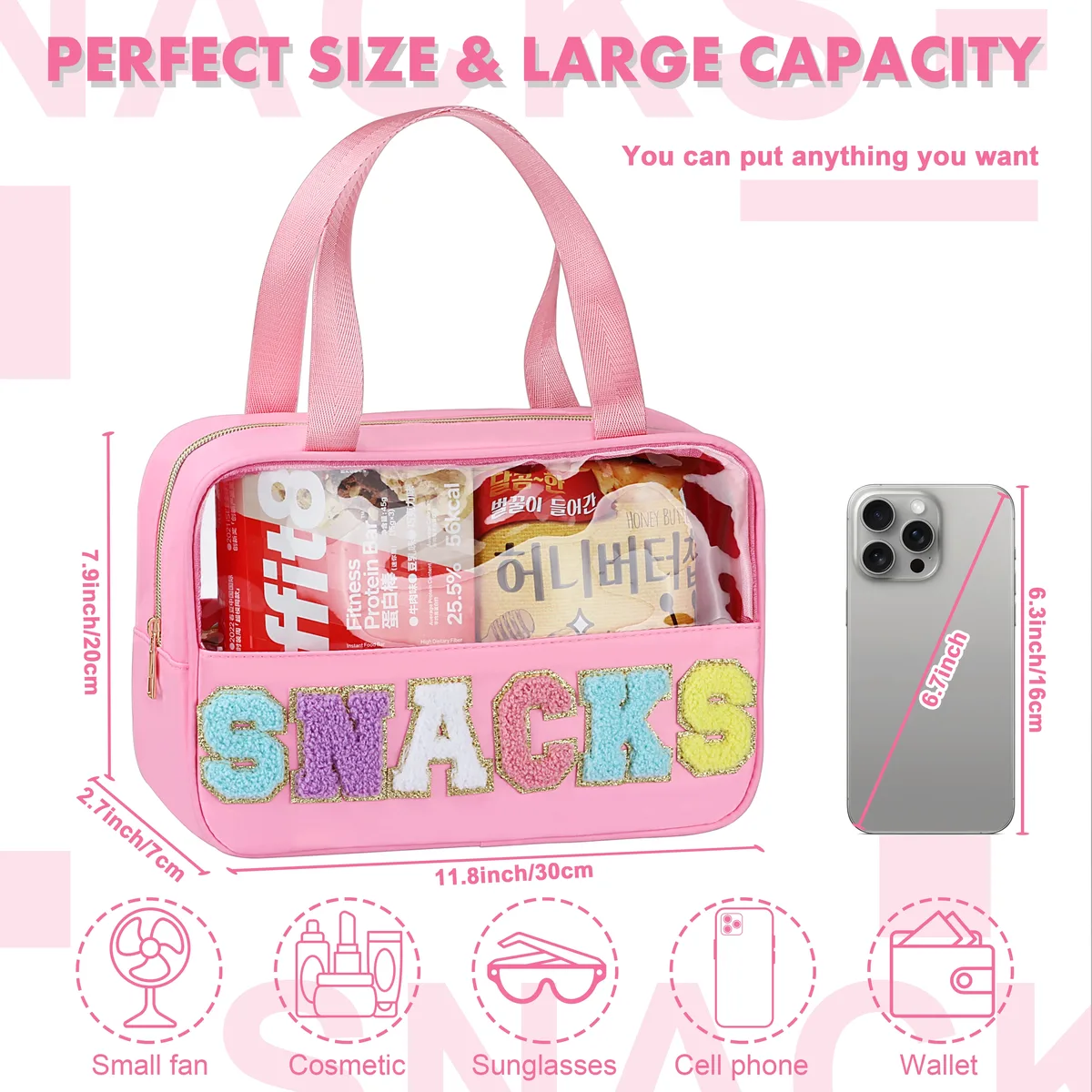 nouveaux sacs de maquillage transparents en pvc, sac de voyage portable pour cosmétiques, organisateur de grande capacité, sac de lavage pour femmes