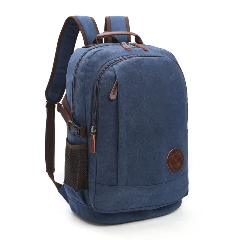 tilorraine nouveau sac à dos en toile lavable résistant à l'usure pour hommes unisexe loisirs grande capacité sac à bandoulière multifonction pour ordinateur