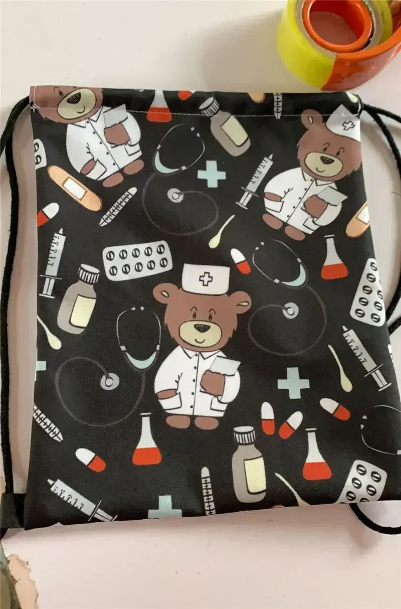 sac à cordon personnalisé pour hommes et femmes, sacs de voyage sr causaux, sac à dos fémintuel pour dames, image personnalisée, logo, nom