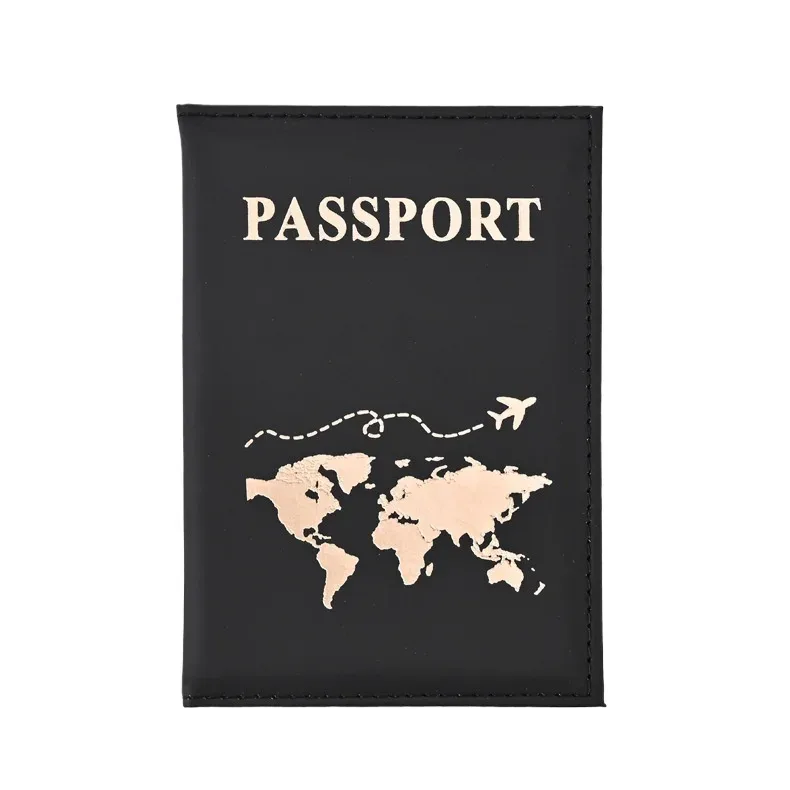 housse de passeport en pu, porte-passeport en cuir souple, porte-cartes de voyage, porte-documents de voyage portable, cadeau pour hommes et femmes