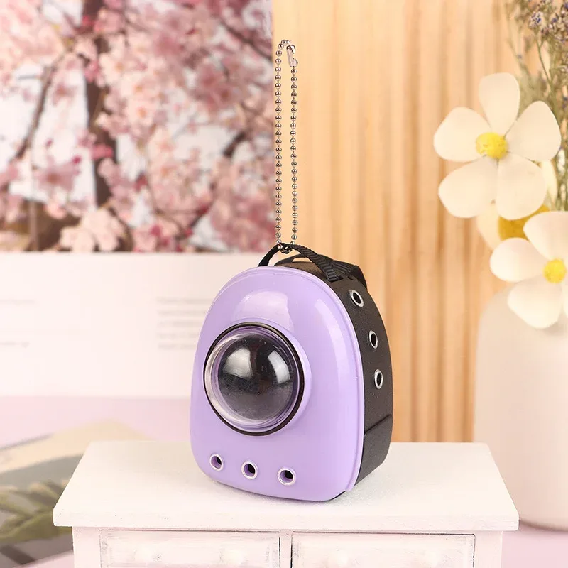 simulation mini chat de compagnie espace sac à dos scène bijoux poupée accessoires bricolage poupée jouets maison de poupée pour labubu tenues 1:12