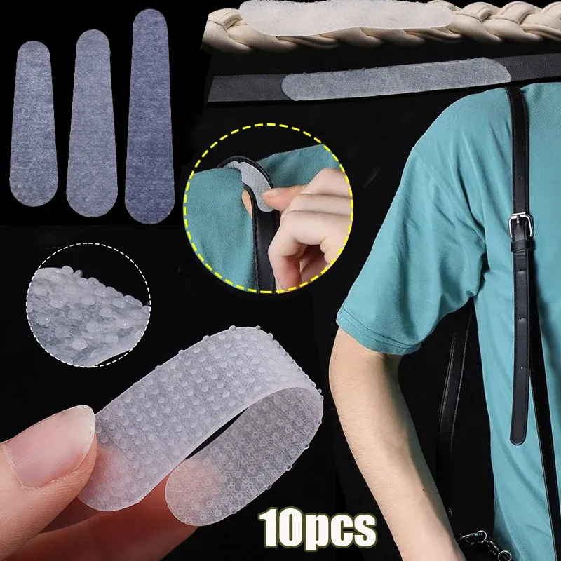 1/10 pièces nouveaux patchs antidérapants pour sangles de sac réutilisable lavable Transparent sac à bandoulière antidérapant mode bagages accessoires