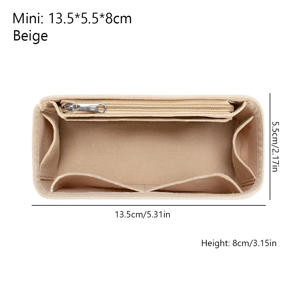 sac à main en feutre simple, sac d'insertion, support de sac, sac interne multi-poches, sac portable de grande capacité, organisateur pour puzzle loewe