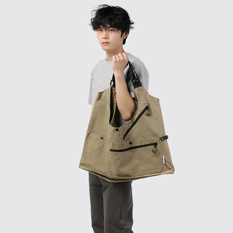sac à dos tactique multifonctionnel pour la randonnée et le camping en plein air, style techwear, sac gilet variable homme/femme, sac à bandoulière unique
