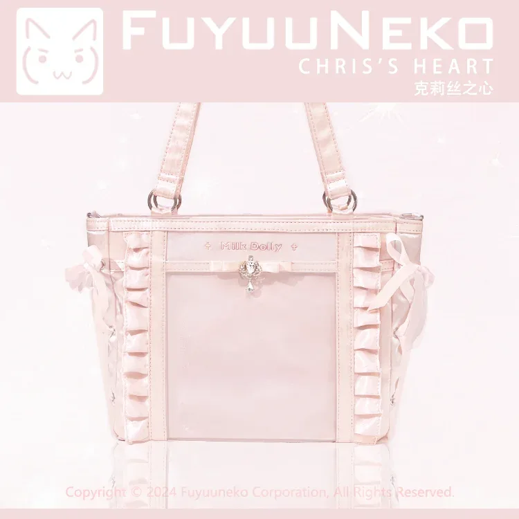 mine series – sac à bandoulière itabags doux, couleur unie, polyvalent, grande capacité, fermeture éclair, sac carré, sac à main japonais