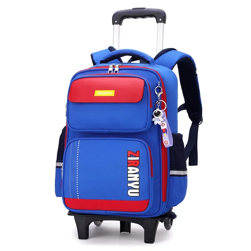 sacs à dos roulants pour enfants de l'école primaire chariot école étudiant sac à dos sac à roulettes retour à l'école sacs à dos avec roues
