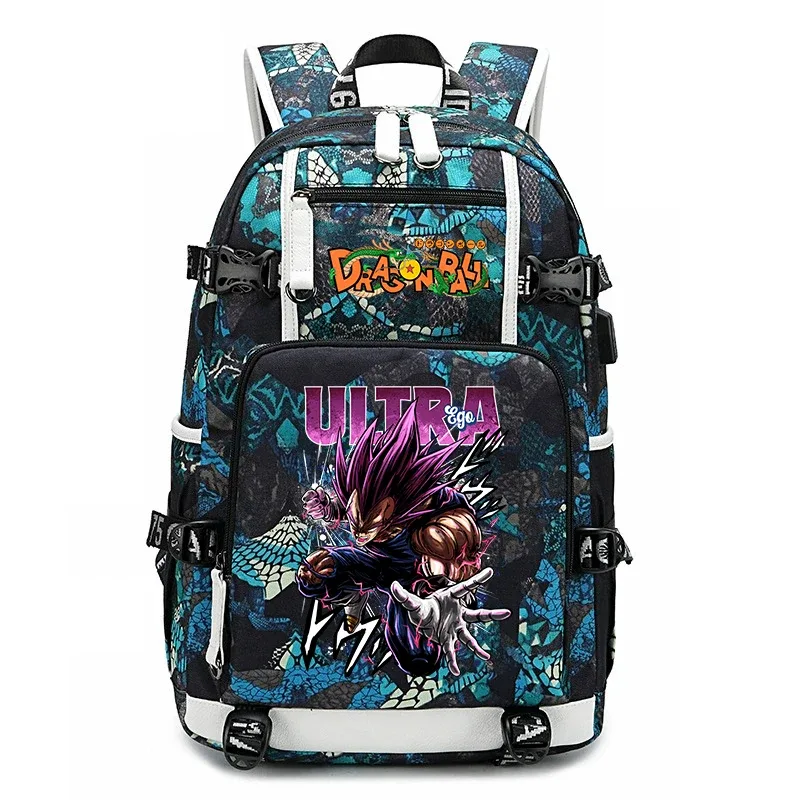sac à dos imprimé dragon ball z pour étudiants, grande capacité, sac à dos décontracté pour enfants, adolescents, voyages scolaires