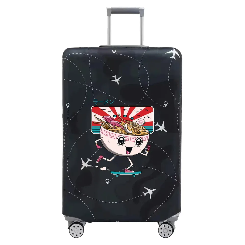 couvertures de bagages de voyage, housse de protection, housses de valise anti-poussière commandées, série d'impression de dessin animé, accessoires de voyage for18-32inch