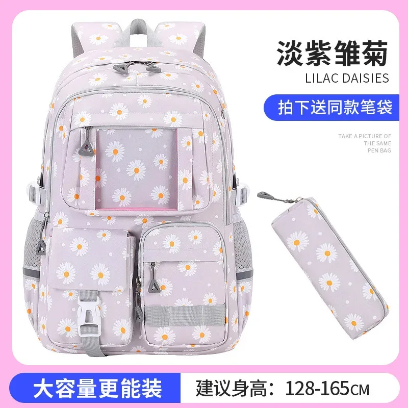 3 pièces/ensemble enfants sacs d'école filles adolescent livre sac jeunesse école sac à dos voyage junior lycéens sac à dos pour ordinateur portable