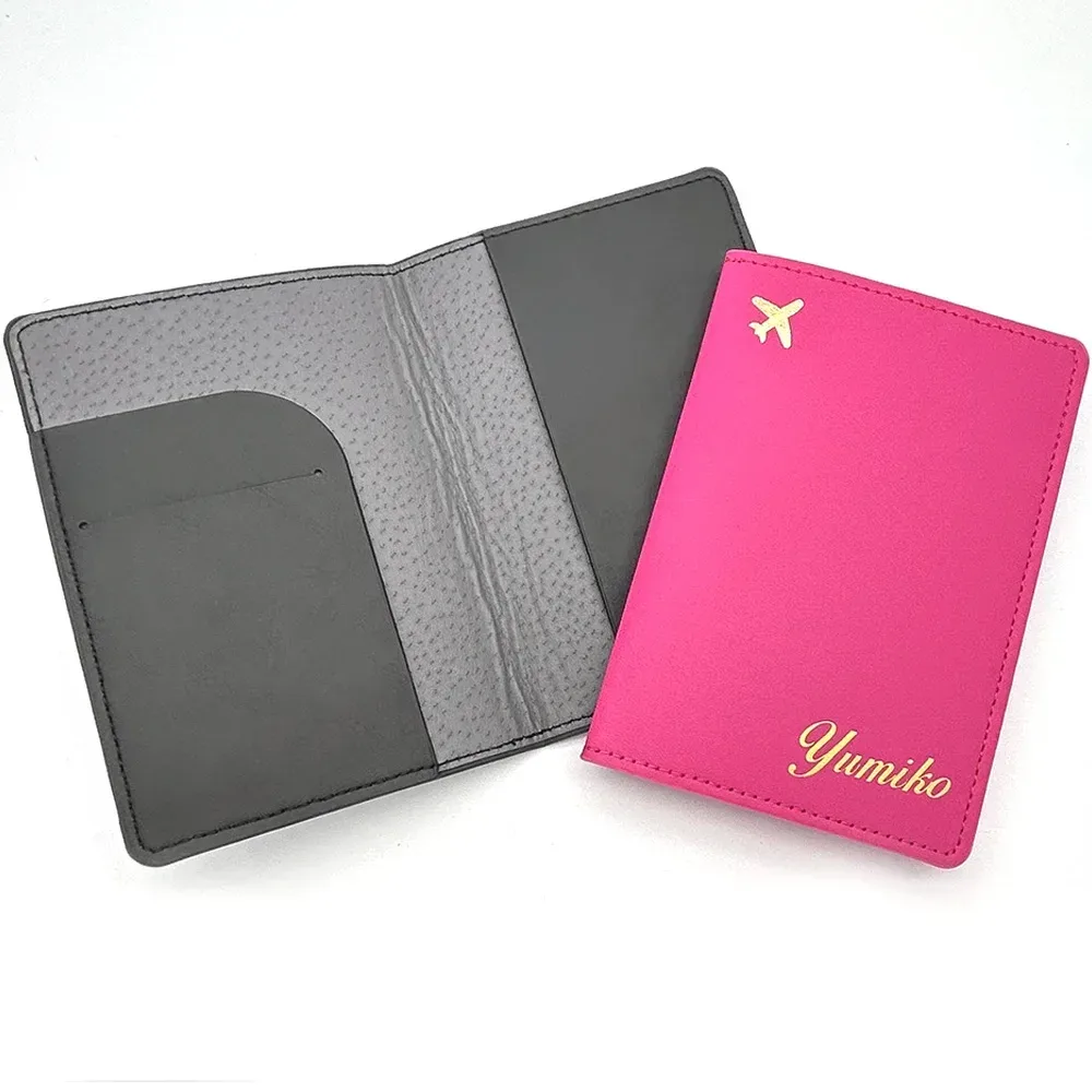 couverture de passeport monogramme personnalisée, porte-documents de voyage, cadeau de mariage, meilleur homme de demoiselle d'honneur, livraison directe