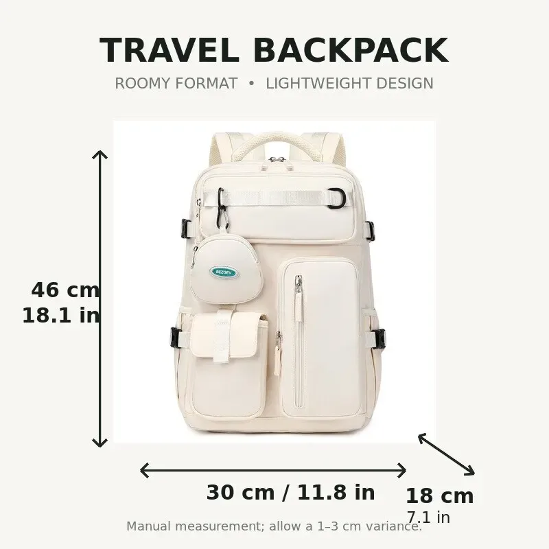 sac à dos de voyage unisexe grande capacité, sac à dos pour ordinateur portable avec compartiment séparé pour chaussures, sac d'école, sac à dos décontracté pour la journée