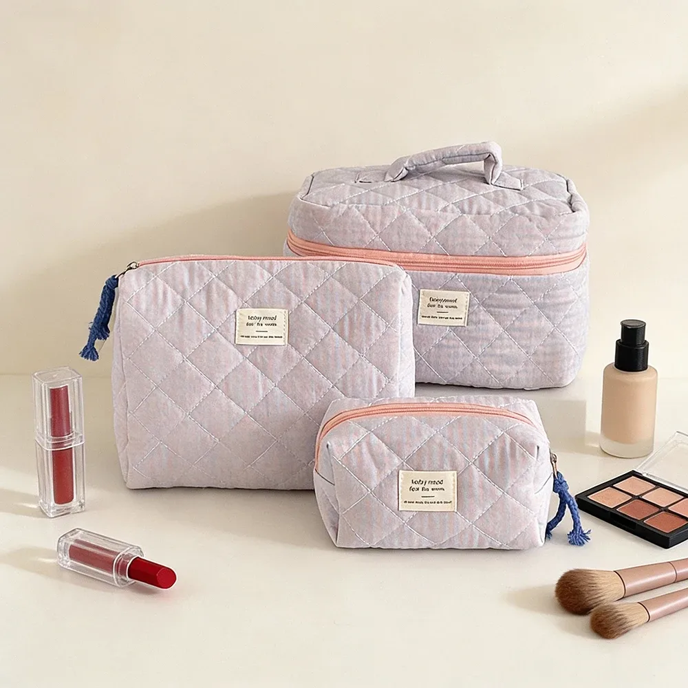 airfriend trousse de maquillage rose cosmétique fille toilette maquillage doux mignon sac cosmétique organisateur de toilette sac cosmétique de voyage pour femmes