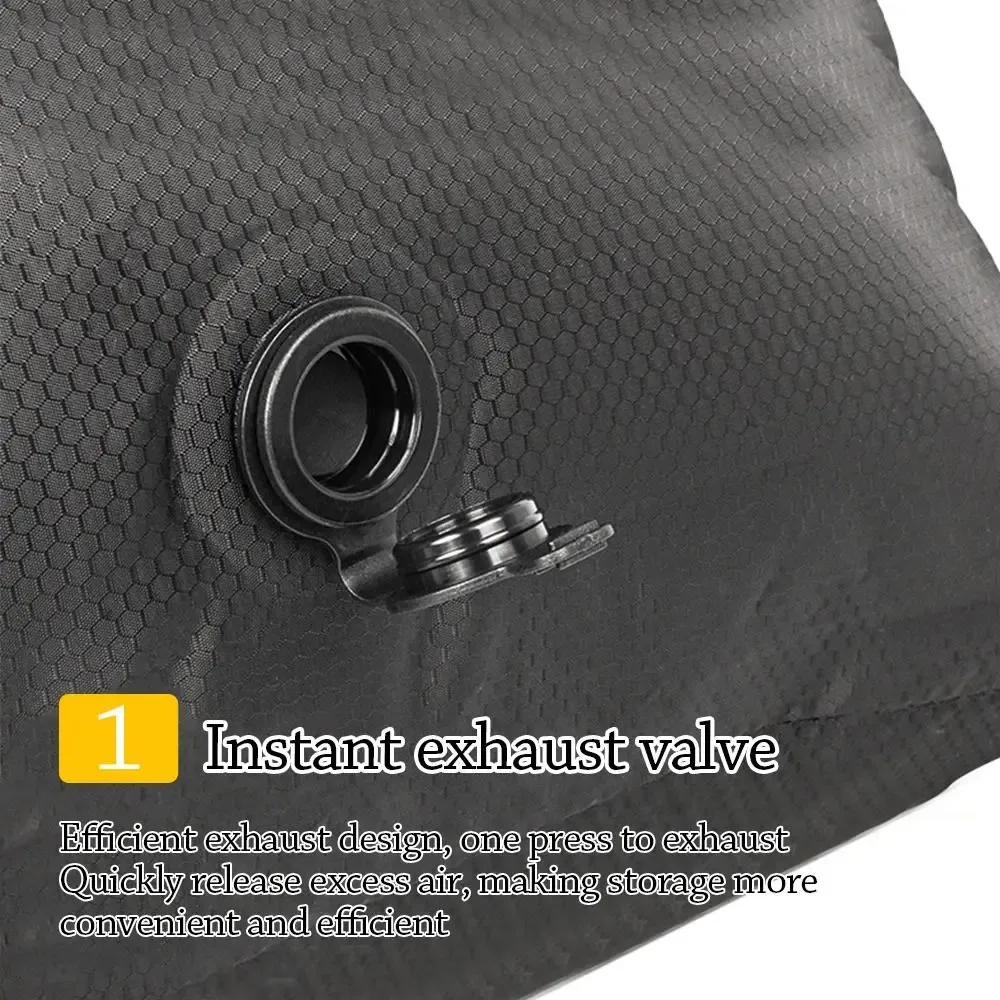 sacs sous vide réutilisables pour voyage, pliables, anti-poussière, sac de compression de voyage, étanche, gain de place