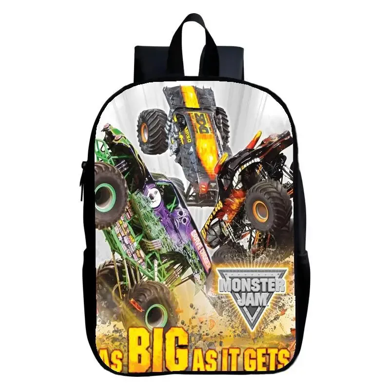 monster jam, monster truck, sac à dos pour enfants, sac à dos d'école primaire, sacs à dos de maternelle