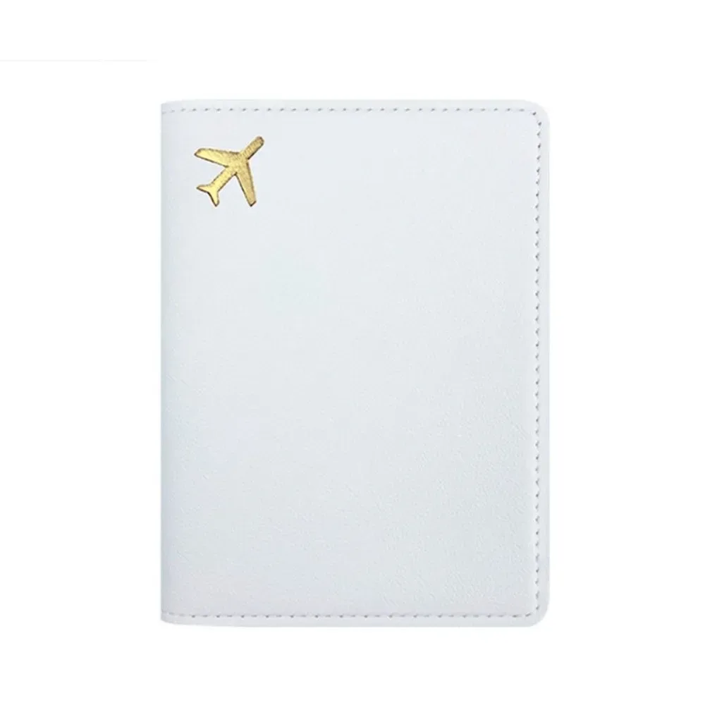 porte-passeport en cuir pu, étui léger et étanche pour passeport, couleur unie, rangement portable, portefeuille pour cartes de crédit