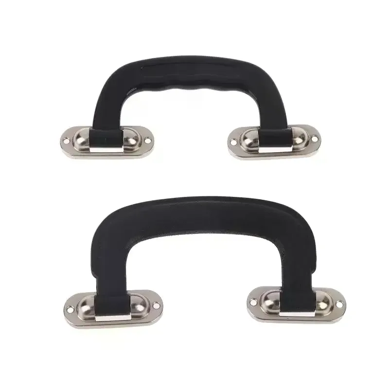 poignée de transport en plastique noir, 2 pièces, pour étui de guitare, remplacement de poignée de valise, poignée de bagage, accessoires de sac