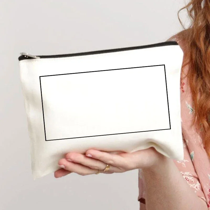trousse de maquillage personnalisée avec photo, sac de rangement pour femmes, trousse cosmétique à fermeture éclair pour filles, organisateur de maquillage, pochette à monnaie