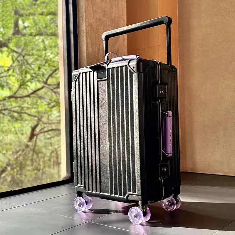 colenara bagages sac de voyage 20 "24" 26 "28" 30 pouces grande capacité boîtier de chariot abs + pc boîte d'embarquement valise à cadre en aluminium