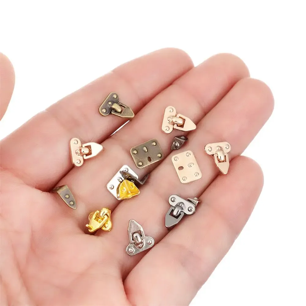 4 pièces de protection d'angle en métal pour valises, accessoires de bricolage manuels, mini-verrous de coffre