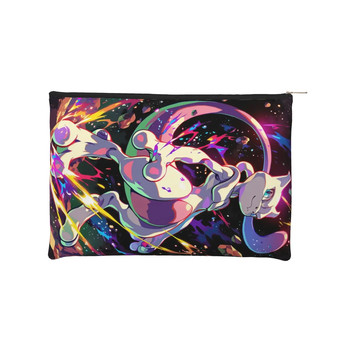 sac de voyage léger et mignon pokemon, pochette de maquillage eeveelution, trousse de toilette avec fermeture éclair, pochette cosmétique de voyage