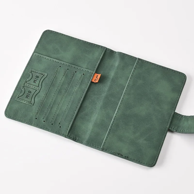 couvertures de passeport pour femmes et hommes, porte-passeport avec lettres imprimées, clips pour billets de vol, porte-carte de crédit bancaire, organisateur de voyage pour passeport