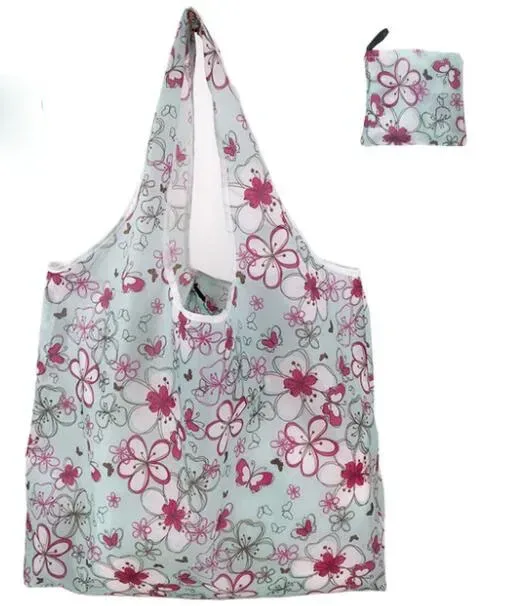 grands sacs de rangement pliables pour l'épicerie, fourre-tout en poudres recyclables, écologiques, rapduty, lavables