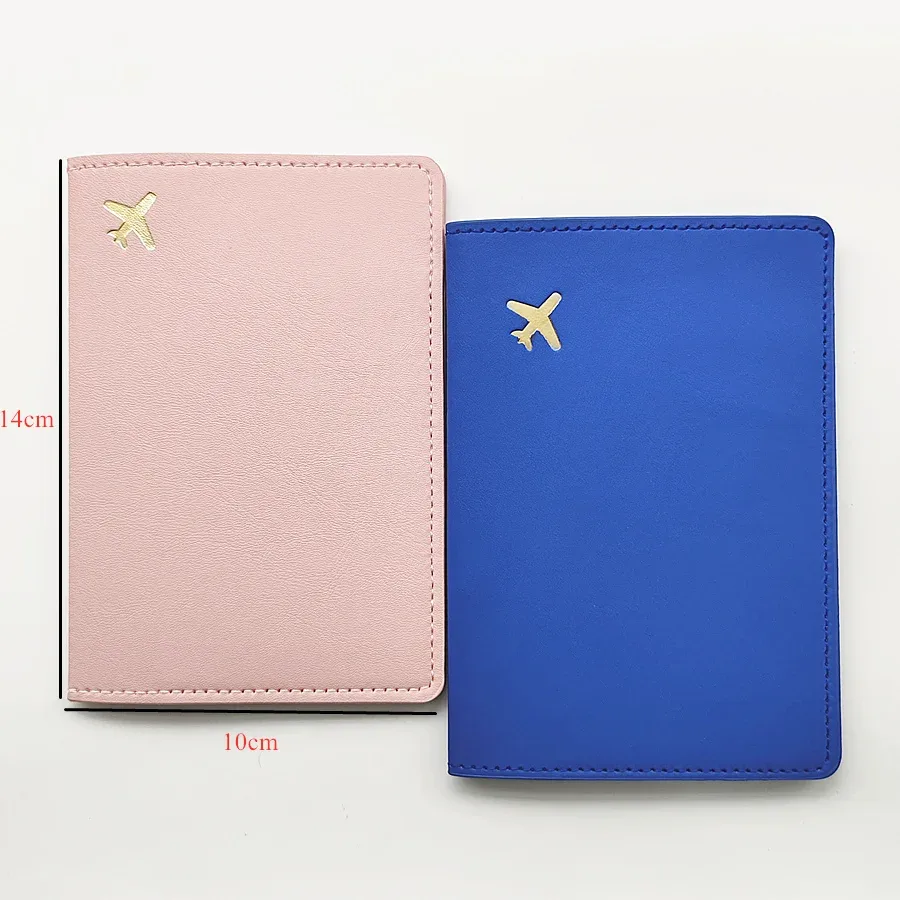 porte-passeport en cuir pu, étui de voyage, accessoires de voyage, portefeuille tendance pour filles et garçons
