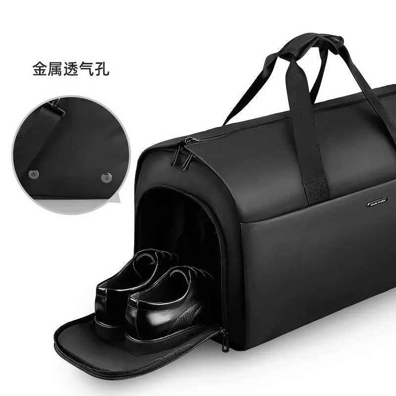 sac de voyage multifonction de grande capacité pour hommes, sac à bagages pour vêtements, fourre-tout étanche pour ordinateur portable de 17 pouces, pochette à chaussures