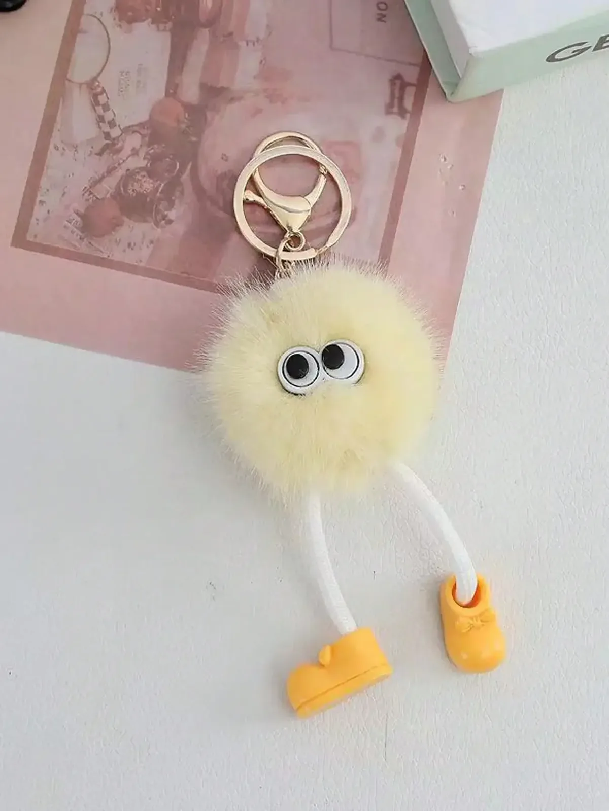 porte-clés en peluche mignon pour femmes, sacs à dos, sac kawaii moelleux, pendentif à breloque, coquette y2k, cadeau pour femmes et filles, accessoires de sac