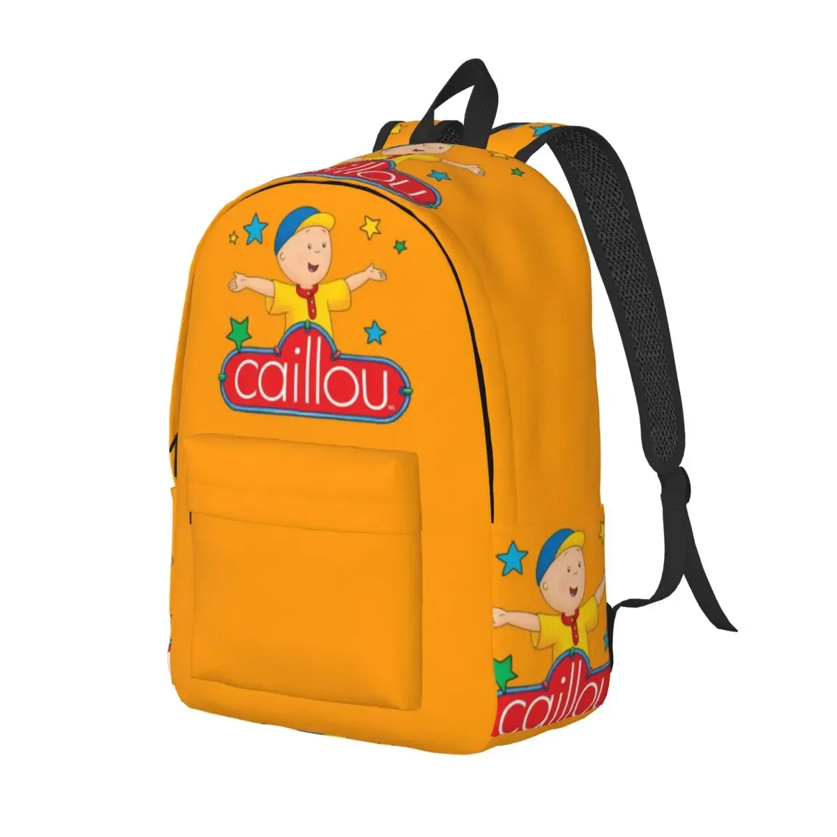 baby friend c-caillou sac à dos classique avec poche sac à dos de travail pour lycée pour hommes et femmes sacs en toile pour ordinateur portable