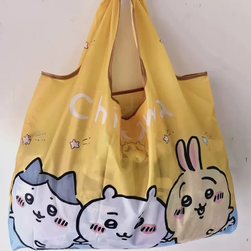 chiikawa nouveau sac à main de dessin animé, sac de courses, sac à bandoulière hachiware, sac à déjeuner, sac de rangement portable de grande capacité