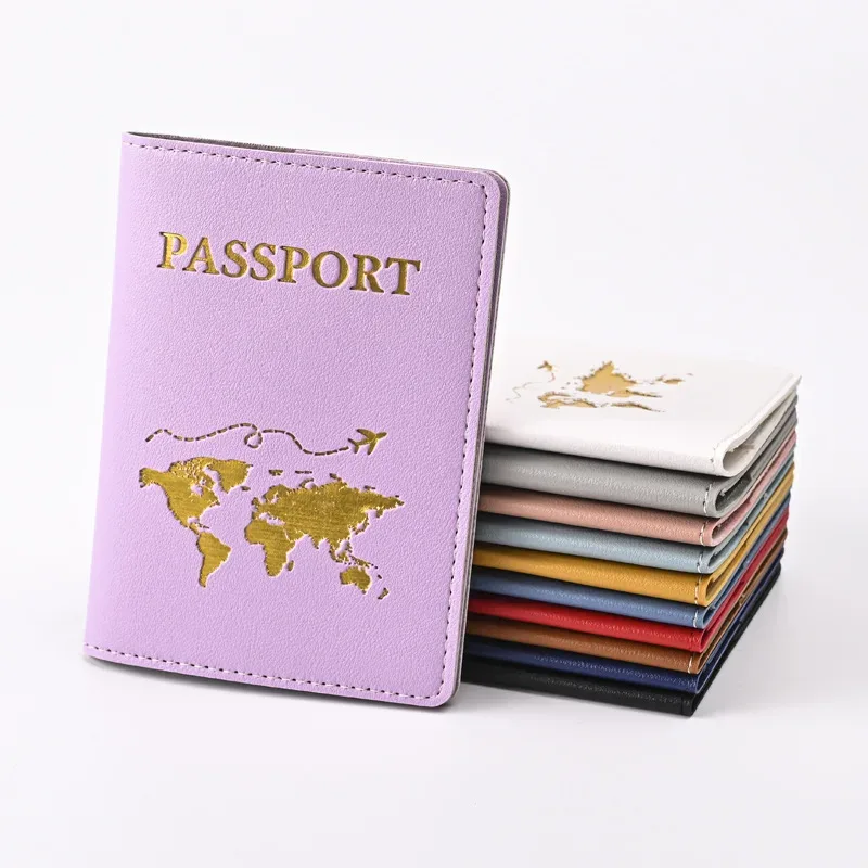 porte-passeport en cuir pour femmes et hommes, organiseur de documents de voyage avec emplacements pour cartes