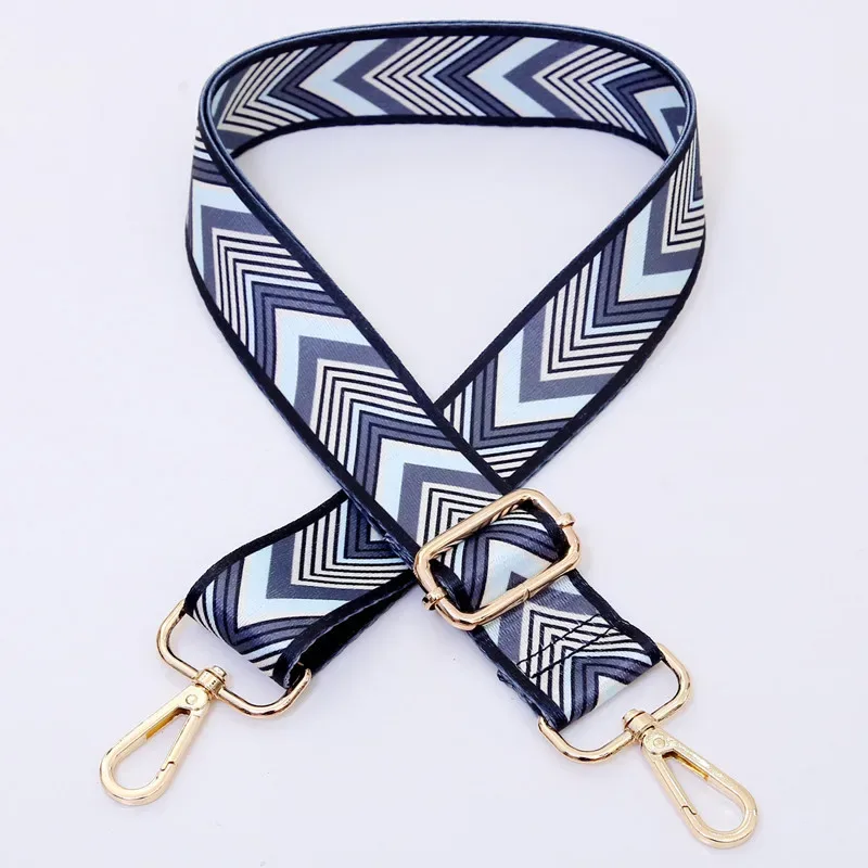 sangle de sac diy o bag pour femmes, accroche de sac à bandoulière, ceinture colorée, accessoires de sac, sangle de sac à main réglable arc-en-ciel, chaîne décorative