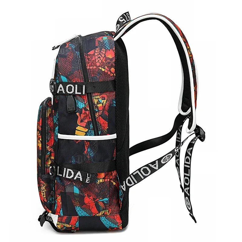 sac à dos imprimé oxford pour hommes, sac à dos avec port usb, sacs d'école pour adolescentes, ordinateur portable de voyage pour femmes