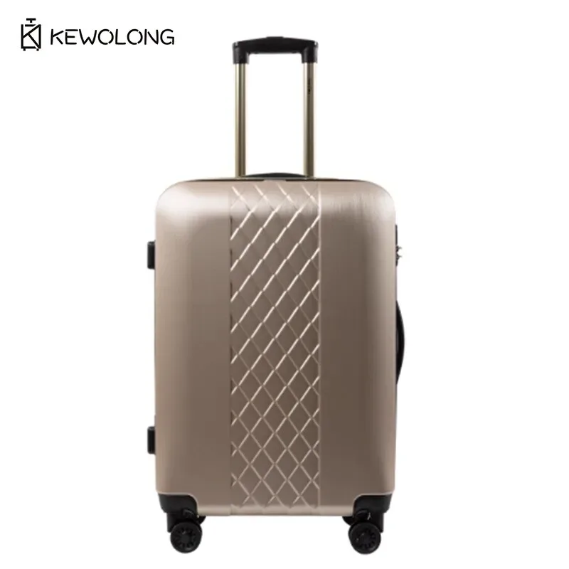 bagage à roue d'avion super silencieux de 20/24/28 pouces, nouveau design, avec serrure tsa, valise d'enregistrement anti-rayures de grande capacité